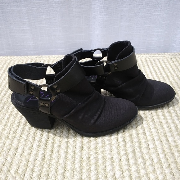 Blowfish Malibu Open Back Booties Sz 7.5 - Picture 3 of 8